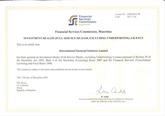 知名澳洲外汇经纪商IFS Markets获批毛里求斯监管牌照 知名澳洲外汇经纪商IFS Markets获批毛里求斯监管牌照