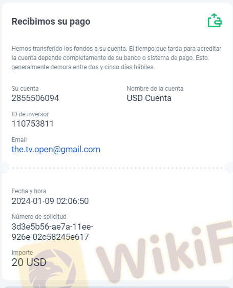 大家下午好。我被诱导，我的资金在平台 https://olymptrade.com/ 上被操纵。这是由一个名为 Sofía Trader (@sofiatradings) 的 Telegram 频道进行的，他们确保投资策略 100% 有效，没有任何风险。损失。我在平台上存了两笔钱，按照说明的每一步操作，我失去了一切。目前Sofía Reyes删除了我们的电报对话，使我无法获得我们对话的证据。我分享了存款文件。诈骗金额为70美元。