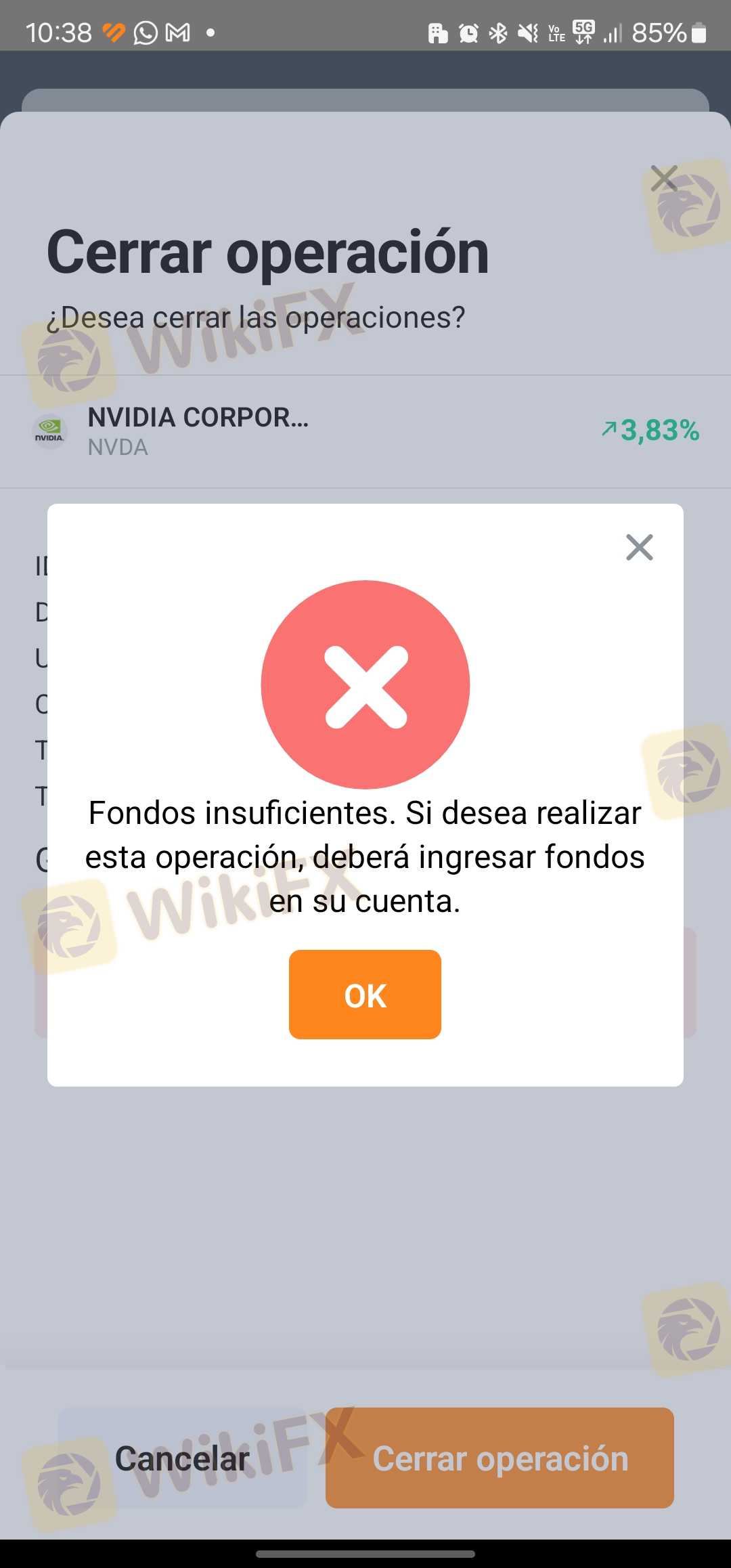 今天，当我的账户即将被清算时，一位顾问打电话给我并告诉我，保存账户的唯一方法就是存入比我已经存入他们的更多的钱。