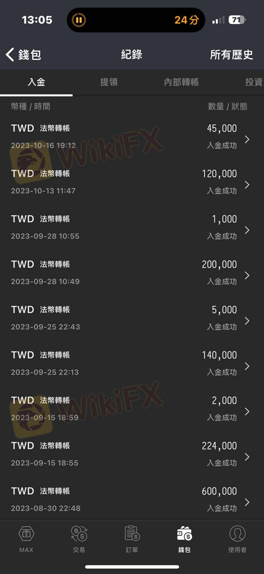 去年IG 认识 自称母亲为台湾人爸爸大陆人 人目前在韩国工作 工作内容为进出口酒商 刚开始会有意无意的提起自己有在做副业 但我都不以为意 他也会问我的职业 月收入 有没有额外买基金之类的话 后面被骗是开始也是以结婚为原因希望我们更好之类的(还说下半年全家的要搬回台湾了)但因为我是有男友的人所以他以另一种方法来说 要有自己私房钱才不会哪天被男友抛弃了人财两失的话非常确信的是都是经由他的引导而下载的刚开始只投资500美金试看看他一直说金额太少波动很大他要操作让我赚钱真的很辛苦之类的悲情牌 第一次希望我投入最少一万美金知道我没钱 就要我去贷款 借钱一堆的 后来也因为他的话术贷款了117万 在这中间有出款了近30万过 最后他已工作为由要回一趟大陆 怕我身上没钱 让我把交易所的钱一次提出来提出来后就开始了一连串的额外负担的事情了1.申请出款后 钱莫名不见了2.为了安全起见 帐裡需将金额补充到10万美金才能出款3.需在提供一笔担保费4.要在缴一笔个人所得税5.后来说我存在漏税嫌疑 需在缴一笔金额为国际金融理财资格认证书6.我付不出钱后对方也没说什麽就跟我拖到现在最近我也四处跟亲气朋友借钱又投了70几万 为了要赶快拿出来 但都是一再的阻止出金我才惊觉受骗最近来跟贵公司谘询 去年IG 认识 自称母亲为台湾人爸爸大陆人 人目前在韩国工作 工作内容为进出口酒商 刚开始会有意无意的提起自己有在做副业 但我都不以为意 他也会问我的职业 月收入 有没有额外买基金之类的话 后面被骗是开始也是以结婚为原因希望我们更好之类的(还说下半年全家的要搬回台湾了)但因为我是有男友的人所以他以另一种方法来说 要有自己私房钱才不会哪天被男友抛弃了人财两失的话非常确信的是都是经由他的引导而下载的刚开始只投资500美金试看看他一直说金额太少波动很大他要操作让我赚钱真的很辛苦之类的悲情牌 第一次希望我投入最少一万美金知道我没钱 就要我去贷款 借钱一堆的 后来也因为他的话术贷款了117万 在这中间有出款了近30万过 最后他已工作为由要回一趟大陆 怕我身上没钱 让我把交易所的钱一次提出来提出来后就开始了一连串的额外负担的事情了1.申请出款后 钱莫名不见了2.为了安全起见 帐裡需将金额补充到10万美金才能出款3.需在提供一笔担保费4.要在缴一笔个人所得税5.后来说我存在漏税嫌疑 需在缴一笔金额为国际金融理财资格认证书6.我付不出钱后对方也没说什麽就跟我拖到现在最近我也四处跟亲气朋友借钱又投了70几万 为了要赶快拿出来 但都是一再的阻止出金我才惊觉受骗最近来跟贵公司谘询