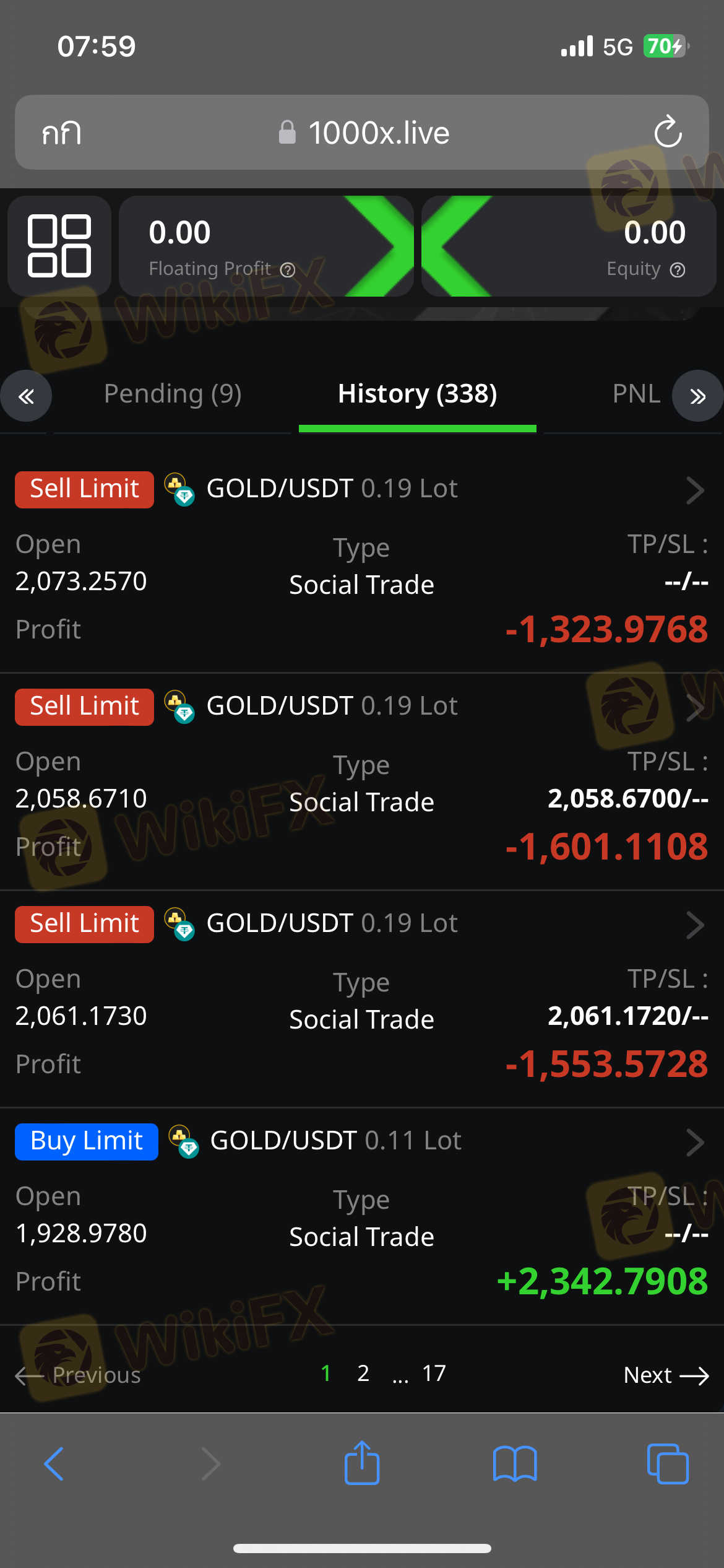 从Gola Dam Ying在Facebook上使用页面名称Acme Traderist做广告开始，并宣布该项目从3000我们到10000我们。很多人相信这种复制交易的广告，并在12月5日。C.67是故意做的。追随者受到伤害其伤害值高达1亿泰铢以上，有可能 1000X该LP订单并未在交易中发送，其目的是欺骗许多泰国和老挝公民。我们应该依法将此类人绳之以法。