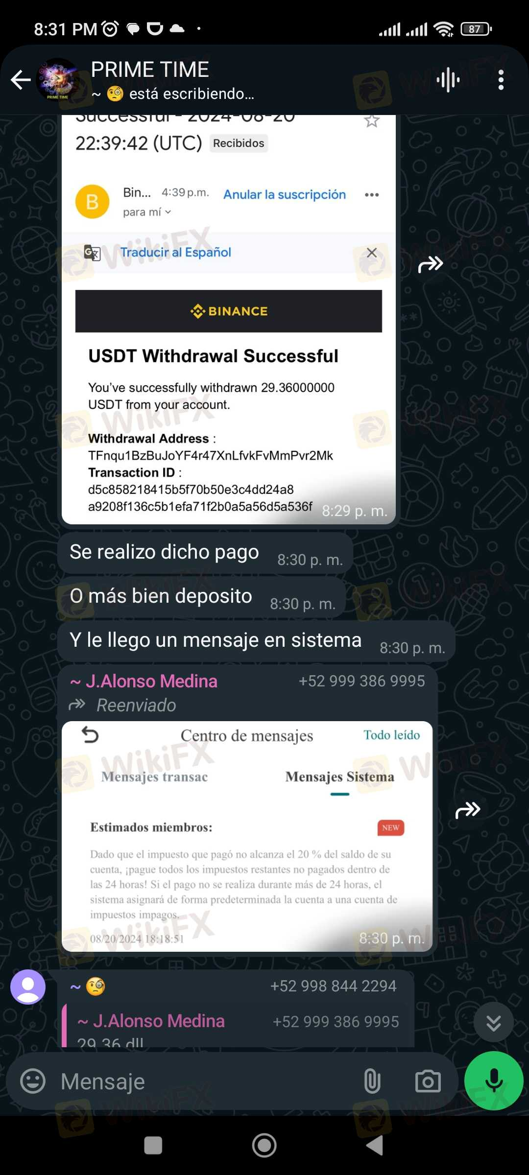 该应用程序阻止用户能够提取资金,包括那些已经进行了所谓的“税款支付”的用户,这些支付或存款据称是为了受骗的NEWGRY用户。避免向任何其他涉及的网站进行外部支付,因为他们威胁要封锁账户并对用户施加制裁,因为他们没有向NEWGRY进行存款。 该应用程序阻止用户能够提取资金,包括那些已经进行了所谓的“税款支付”的用户,这些支付或存款据称是为了受骗的NEWGRY用户。避免向任何其他涉及的网站进行外部支付,因为他们威胁要封锁账户并对用户施加制裁,因为他们没有向NEWGRY进行存款。