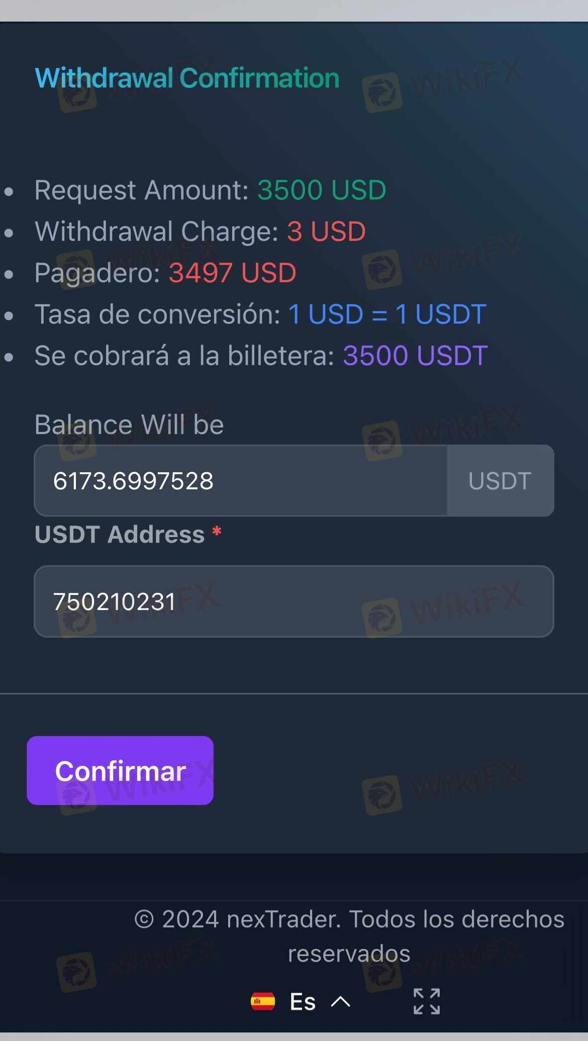 我投资了大约1100美元，我想通过报案和其他方式来追回我的钱，但我没有成功。他们承诺尽快将钱安全存入我的账户，但现在不可能了。我通过银行账户进行了4次转账，这些人是骗子，我希望尽快能够找回我的钱，谢谢。