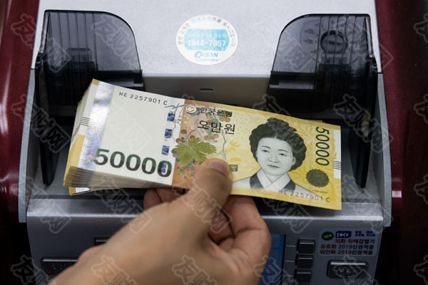 ﻿韩元接近关键心理水平 加剧了韩国的困境
