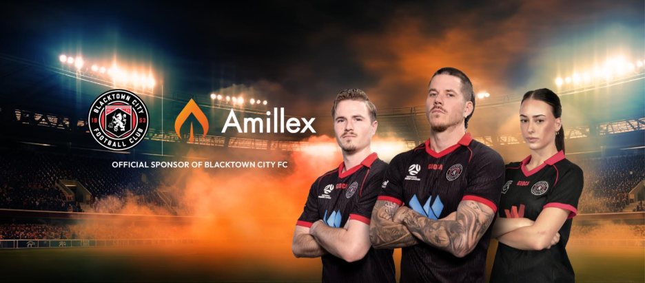 Amillex安迈国际正式宣布与澳大利亚足球队 Blacktown City FC